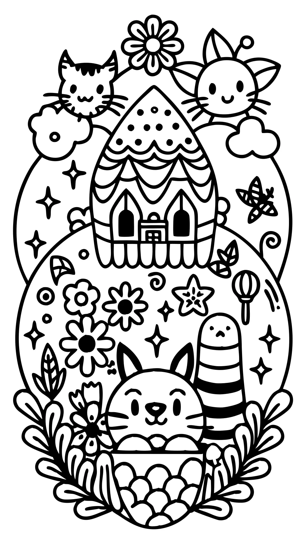 coloring doodle pages